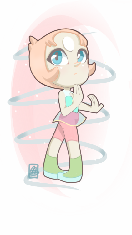 thislitlpig:  Quick little doodle thing of Pearl. 