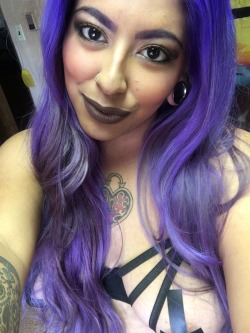 crownvetch: 22💜✌🏽️ I love your blog! @meowvicomeow Oh my word you’re breathtaking 