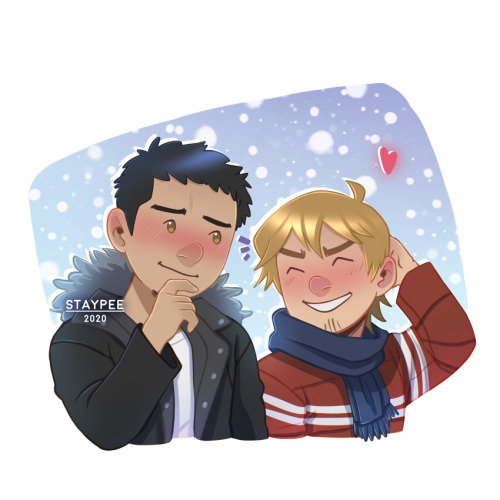 ❤❤❤Tetsu and Jun for @fractionallystruckout (Thank you so much, Fitz!)Want me to draw you? Your OTP?