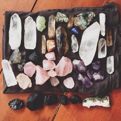 zachzachzach92:  tonight im sleeping with all my crystals around me. i need some positive energy. 