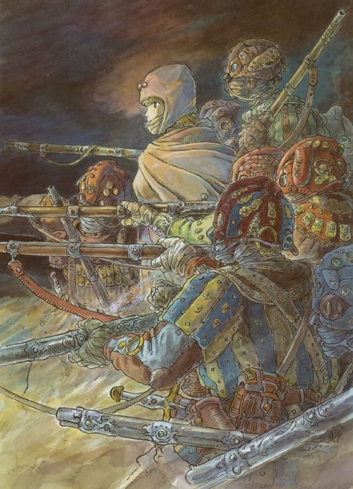 Nausicaä of the Valley of the Wind Source: The Art of Nausicaa - Watercolor Impressions