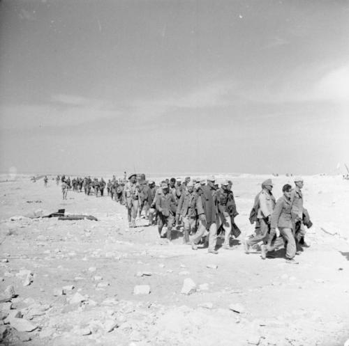 ww2inpictures:German and Italian prisoners of war, captured by Australian and Scottish units respect