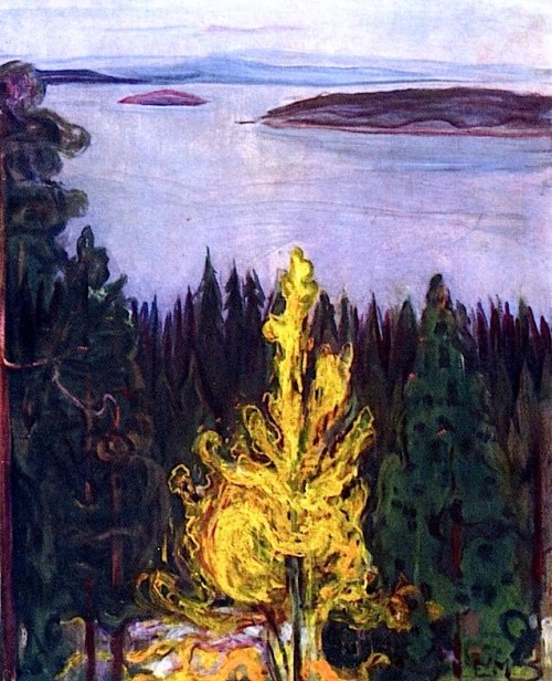 Porn photo colourthysoul:  Edvard Munch - View from