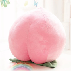 softjoy: peach plushie  ( 30cm &amp; 45cm )10% discount code: “jenina” for ALL ITEMS + free shipping!