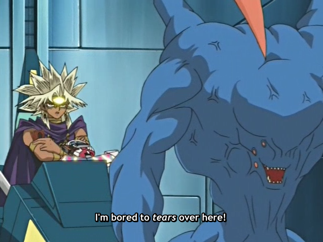 shadowwhisper123:  I love how all throughout this duel Yami, Kaiba, and Jounouchi