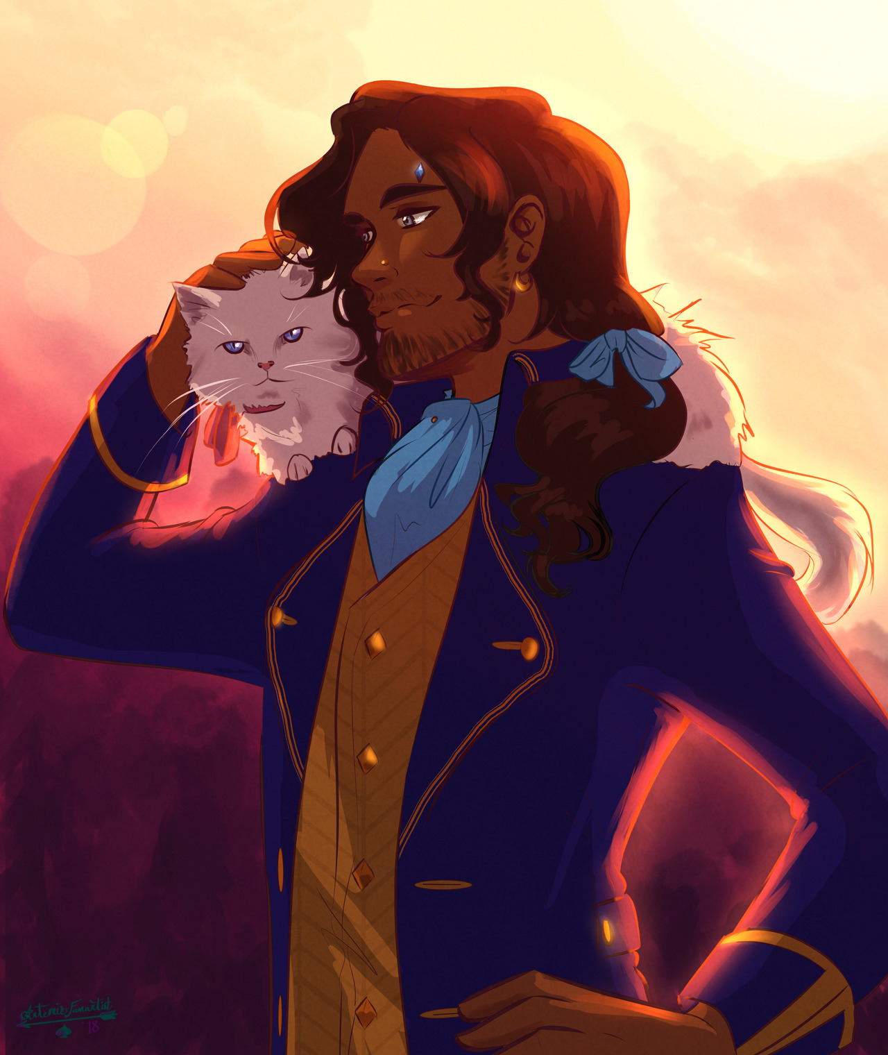 As Travars — ace-artemis-fanartist: Alucard Emery and Esa. On...