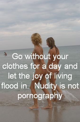 davenatural: and porn is not being a nudist/naturist