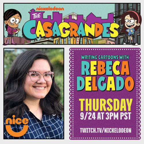 Sharing the Keys to Unlocking a Good Story! Join Rebeca Delgado, Writer on The Casagrandes, as she g