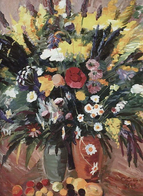 Flowers of Sevan, 1942, Martiros Sarian