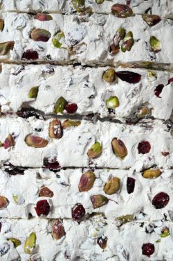 basilgenovese:  Pistachio &amp; Cranberry Nougat (Twigg Studios)  It is food.  Yummy food&hellip; you eat it ( ^_^ )