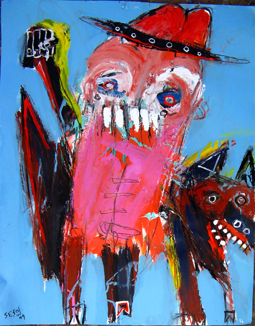 devidsketchbook: ARTWORK BY MATT SESOW “Matt Sesow&lsquo;s nightmarish portraits poss