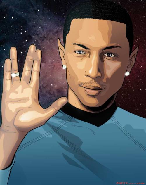 ryallsfiles:The Vulcan @pharrell​ Williams by David Messina