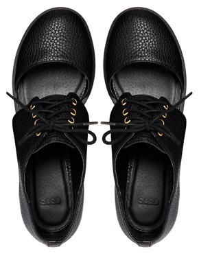 Cut out brogue creepers shoes, from asos