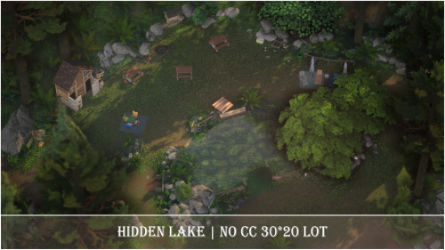 Hidden Lake | Boop | No CC Lot DownloadSo this build is:use this mod to turn Granite Falls into livi