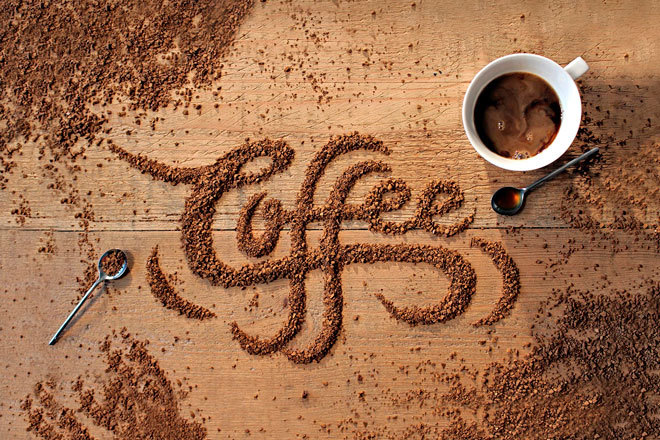 graphicdesignblg:  Compilation: Cool Lettering Made With Food Check all the artists