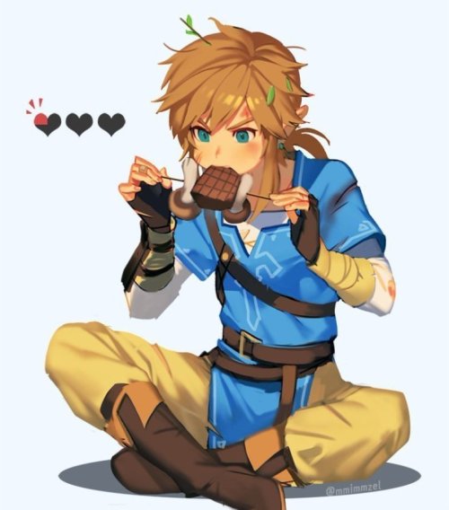 retrogamingblog2:    Breath of the Wild Link artwork by mmimmzel  