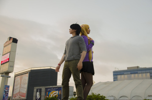 Shinobu Oshino and Araragi Koyomi Cosplay at AX 2017Photography by Myself