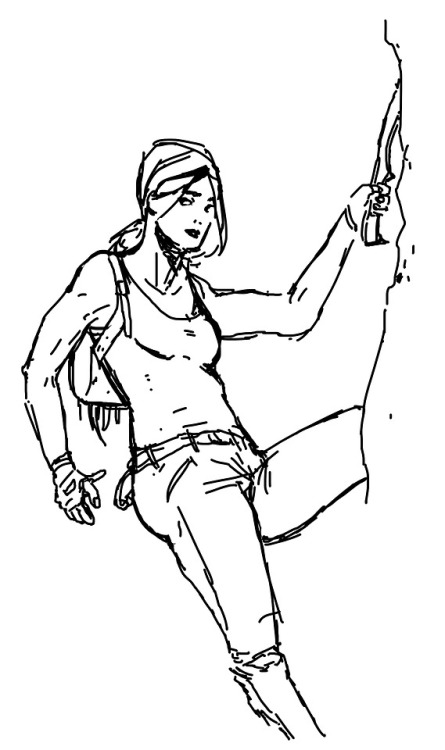 TOMB RAIDER InktoberDigital version. #1 - First 10 days