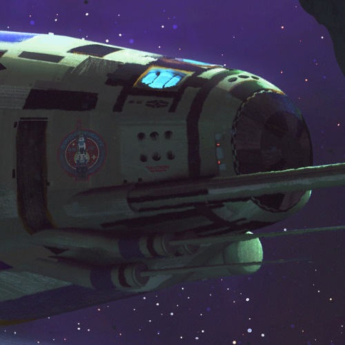 Space exploration / fictional / interstellar explorationASV Swordfish IV crew is placing sensors and