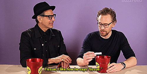 I Relate To This Cast Because I Too Love To Listen To Tom Hiddleston Speak
