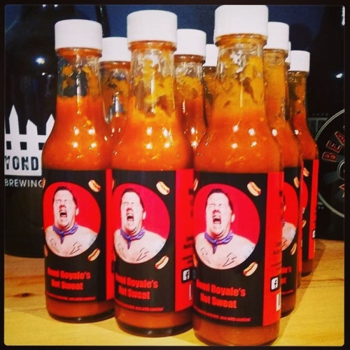 REMI ROYALE’s #hot #sweat sauce (courtesy of our friends @noisykitchenhotsauce) is available for a v