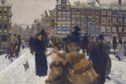 George Hendrik Breitner (Rotterdam 1852 - Amsterdam 1923), Singelbrug Bij De Paleisstraat