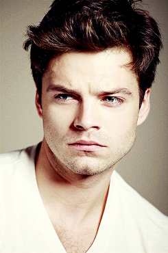 :  Sebastian Stan photographed by Santiago Sierra  