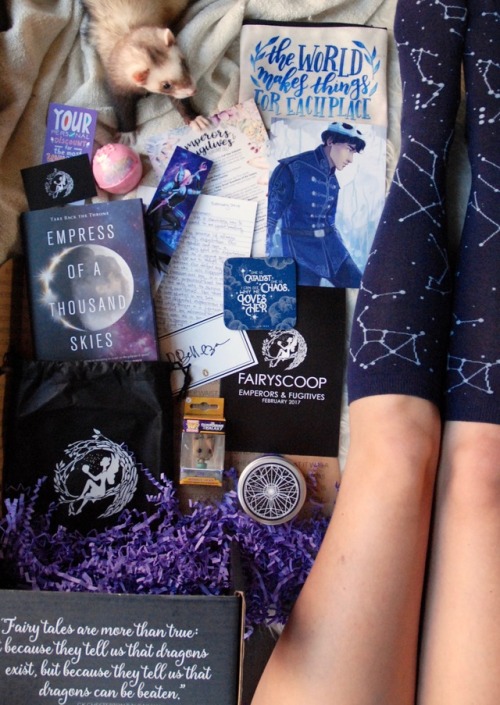 the-book-ferret: February FairyLoot Unboxing with Diggle! Keep reading 