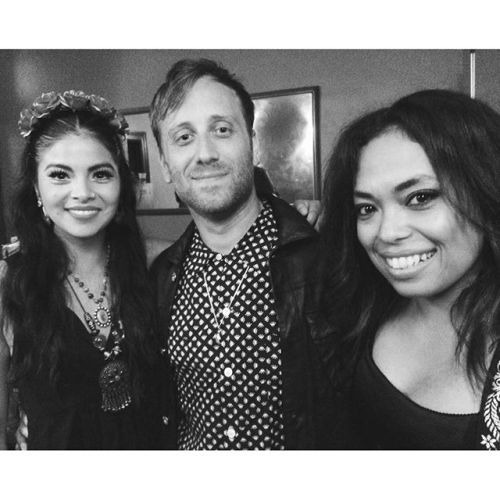 thisisablogabouttheblackkeys:Dan with Soto Silva and Mireya Ramos | Bowery Ballroom NYC