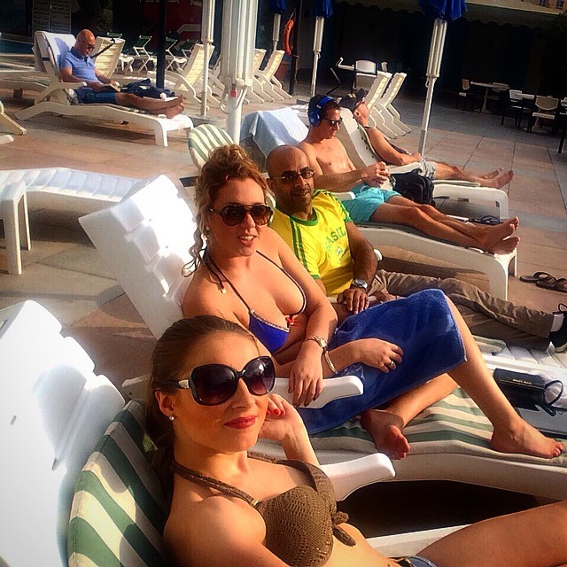 #Pool #hotel #crew #relax #sun #Kuwait by flywithmarit http://ift.tt/1RuPOqg