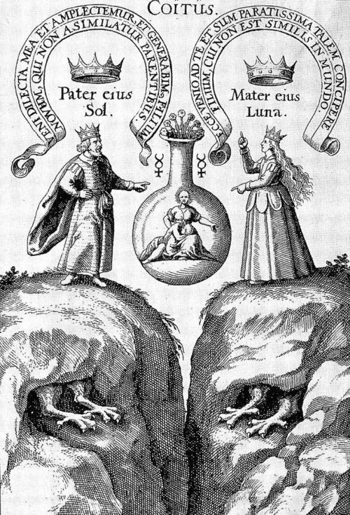 Marriage of the Red King and White Queen in Alchemy