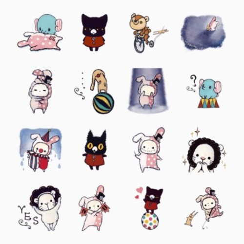 totemo-kawaii-ne:  LINE stickers. ♥ 