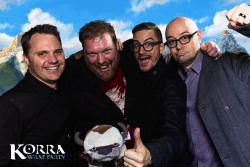 theblackstonebureau:  avatarlegends:  The Legend of Korra Wrap Party!  THE PAIN IS REAL!