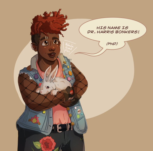 dramatic-audio:nebulaeyedfish:Oh man I’m drawing her again[ID: art of Aubrey Little from TAZ A