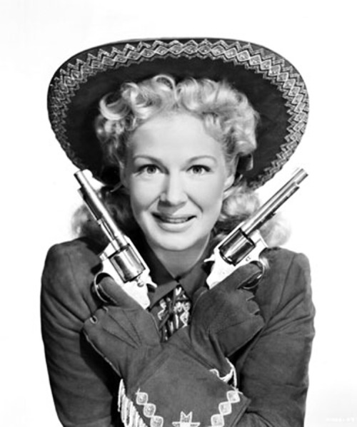 Betty Hutton as Annie Oakley in Annie get your gun, 1950.