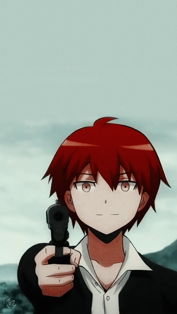 Lockscreen Karma Akabane Aesthetic Wallpaper - Urara Wallpaper