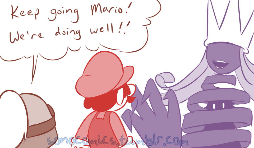 sonocomics:  I once had a fight with the Shadow Queen that went wrong in EVERY WAY