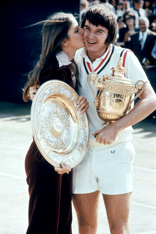 Chris Evert, Jimmy Connors /  Wimbledon, 1974.
