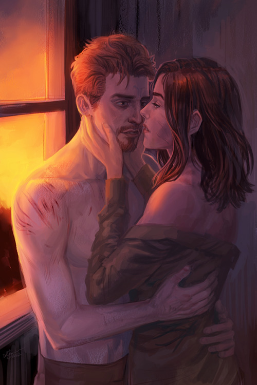 adventuresofmeghatron:I am so awestruck by this beautiful piece of MacCready and Natasha by the incr