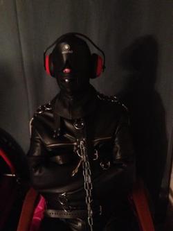 fagthing:  bootbrushpup:  Darkness. Silence. Immobility. The rubber your only sensation: the slick tightness, the bitter taste, the sweet smell - slowly becoming your world…  faggot storage 