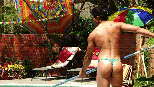 mymanwife: himboheaven: I think my new poolboy is a himbo.  Yesss Mandatory swimwear