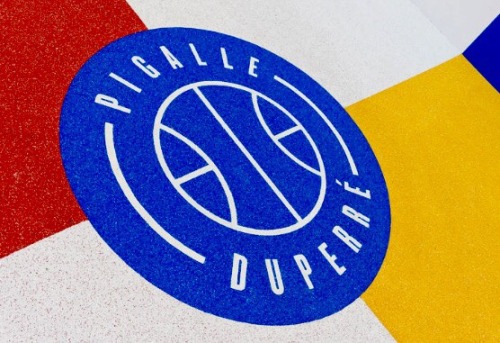 Pigalle x Nike  Color Block Basketball Court