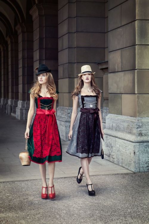 Jan and Ina dirndls, fall/winter 2014