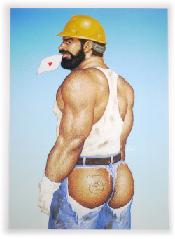 Greeting cards, 1994 Produced by B-productsIllustrations by Gengoroh Tagame (田亀源五郎) Photographed from the collection of the Tom of Finland Foundation