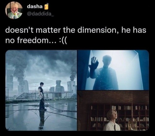 My Poor Baby Needs A Dimension Where He Is Atleast Free