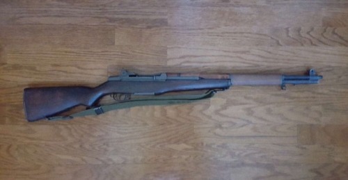 My newest addition- the legendary Springfield M1 Garand in .30-06. The M1 was the primary rifle used