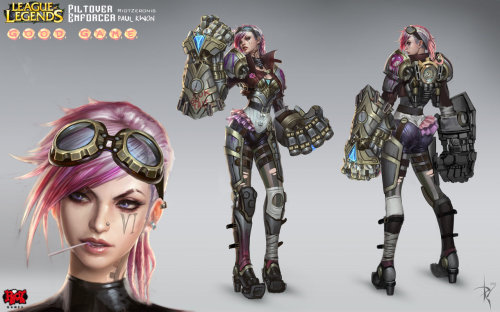 theriotleague: Vi Official Concept Art RiotZeronis by *Zeronis