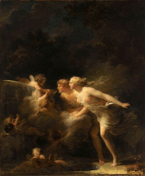 Happy Valentine&rsquo;s Day! Fragonard&rsquo;s The Fountain of Love (c. 1785) was the first paintin