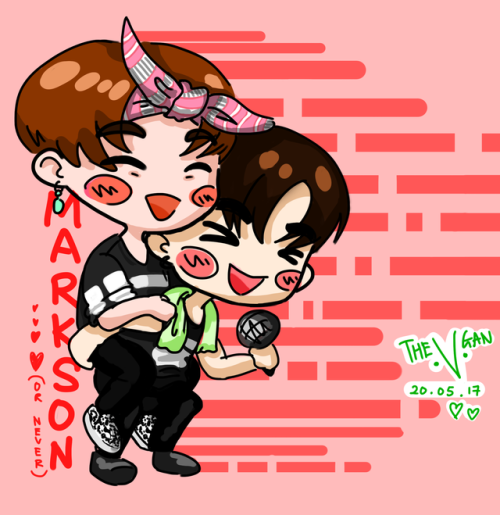 the-v-gan:Markson during their Japan Tour this year <3I have been playing around with my chibi st