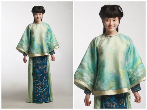 Traditional manchu clothes, qizhuang旗装 in Chinese drama 甄嬛传/Zhen Huan Zhuan/Legend of Zhen Huan(exce